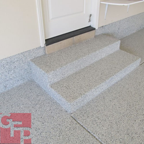 Concrete Epoxy Coating on Steps