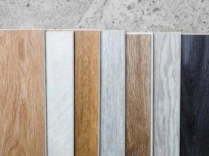 Laminate flooring planks