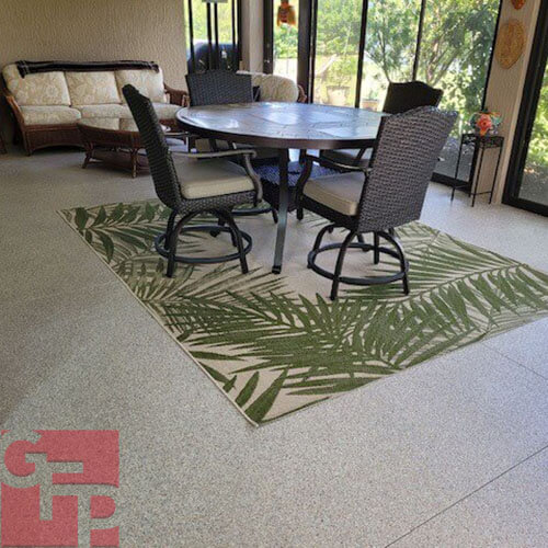 Residential Epoxy Floor in Lanai